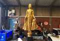 11ft bronze statues brought to scrap yard