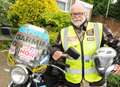 68-year-old tours the world on two wheels