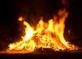 Fire crews called to abandoned bonfire