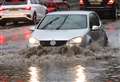 Flash flooding as torrential rain lashes county