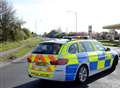 Tailbacks cleared after car overturns