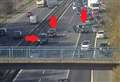 M2 reopens after three-vehicle crash