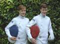 Twins on guard for fencing World Cup