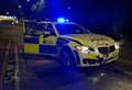 Driver reversed three times into police car