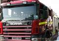 Warning after piece of glass causes fire