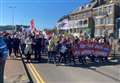 'Seize the ships' chants at P&O Ferries protest