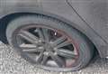 Drug-driving arrest after Audi with three blown-out tyres stopped