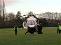 Boy flown to hospital after being knocked down by car
