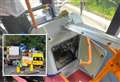 Teenager almost impaled in bus crash