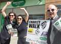 High street heroes promote KM Charity Walk