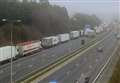 Motorway tailbacks easing with Dover TAP set to end