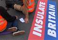 Insulate Britain protesters glue hands to M25