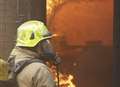 Crews tackle oast house fire