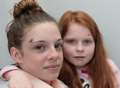 Hero teen shields sister from oncoming lorry