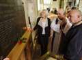 Plaque to mill war dead unveiled in new church home 