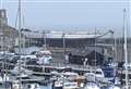 Super yacht docks at harbour