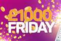 Canterbury kmfm listener pockets '£1,000 Friday' prize