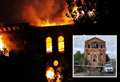 Fire rips through historic building