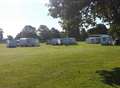 Travellers leave camp site at recreation ground