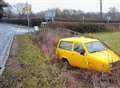 Reliant robin stuck in ditch