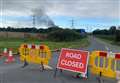 Road to stay shut for days after blaze at National Grid site