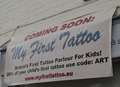 Dad asks for tattoo for girl, six, after 'kids' parlour' opens