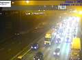 Long delays of 90 minutes on M25 