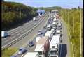 Motorway delays ease after fears for man on bridge