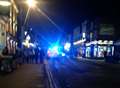 Two arrested after police descend on town centre