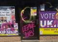 Vandals daub swastikas on windows of Ukip HQ
