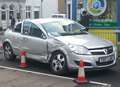 Car collides with fire engine in High Street