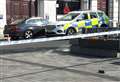 Cordon after man found collapsed