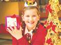 Maisie gets ready to light up town with festive cheer