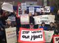Library protest: "We've been ignored"