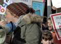 Parents protest as school faces closure threat