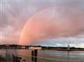 Kent wakes up to stunning sunrise rainbow