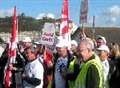Demonstration against privatisation plans