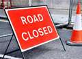 Main road closed for five days