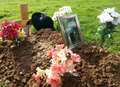 Vile thieves take flowers from grave day after funeral