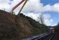 Rockfall railway line re-opens