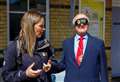 Mayor takes blindfolded train journey