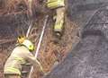 Fire crews race to thatched roof blaze
