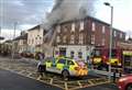 Warning to keep doors and windows closed following fire above massage parlour
