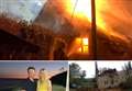 Holidaymaker saves family from burning cottage
