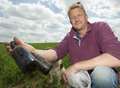 Farmer counting cost after louts throw glass in crop