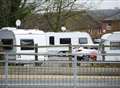 Police called as travellers set up at car park
