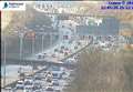 Long delays on the M25 after car crash