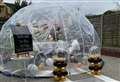 Family go TikTok viral with garden dome