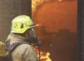 Firefighters tackle warehouse blaze