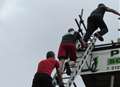 Firefighters with head for heights create new world record
